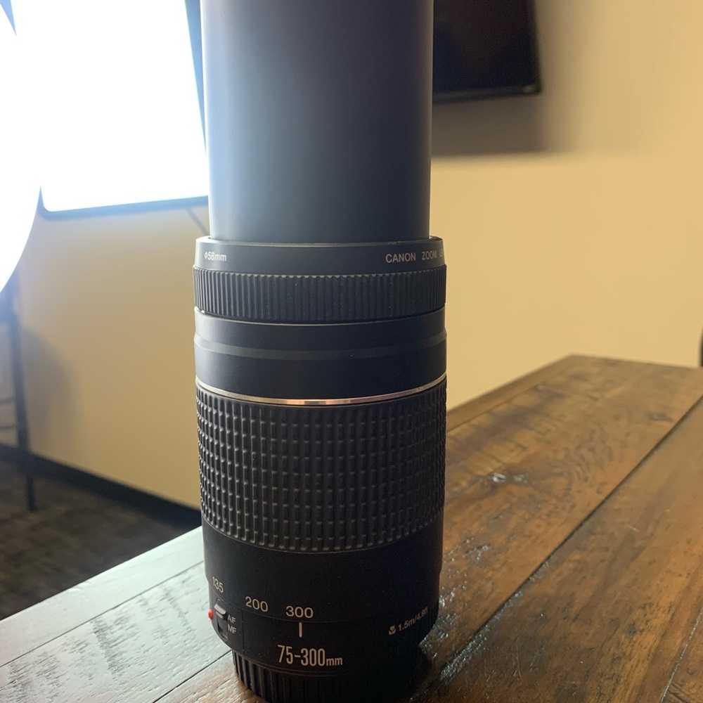 Canon Black and Silver Telephoto Lens - Picture 6 of 16